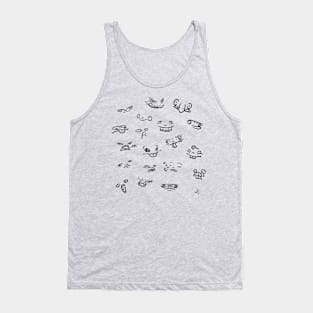 Carfaces - Black Art Tank Top